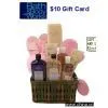 GIFT BASKET BATH AND BODY WORKS LAVISH VANILLA AND LAVENDER GIFT SET WITH $10 GIFT CARD