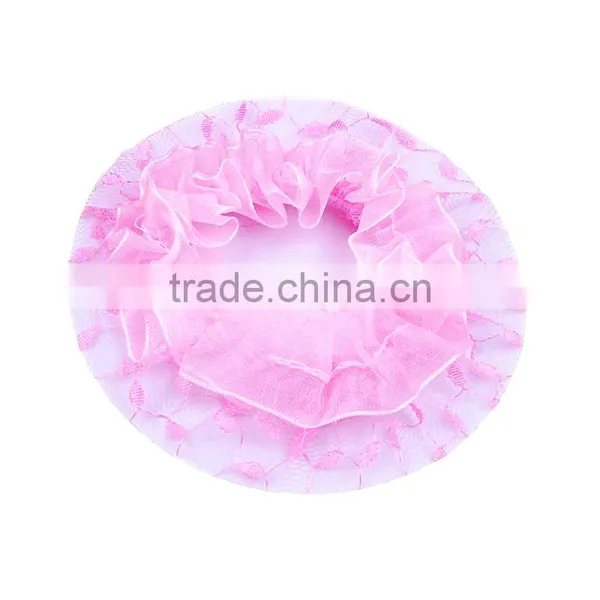 Girls Solid Black Hair Clip Snood Net Decorative Headwear Ballet Dance Hairnet For Bun photo-5