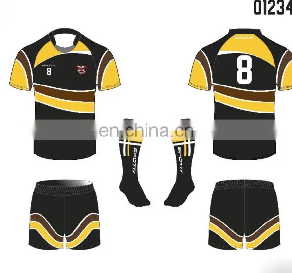 Customized Team Rugby Jersey Set photo-5
