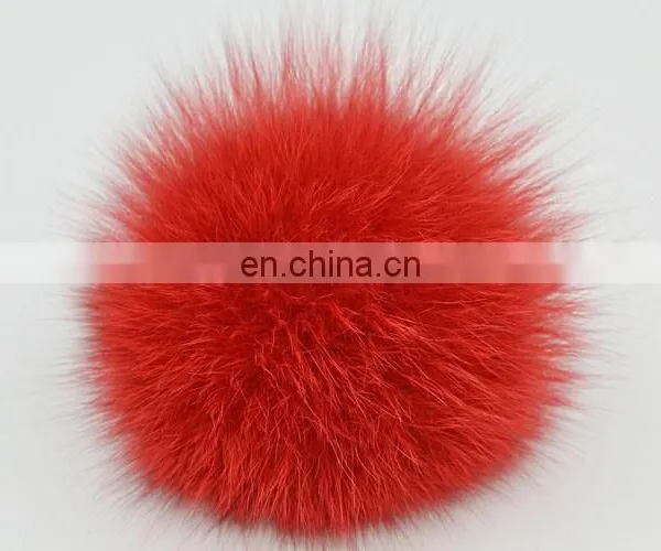 2016 Fashion Genuine Fox Fur Hat Accessory Pom Poms Wholesale Fur Ponpon photo-2