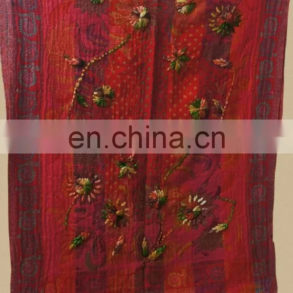 100% Wool Jamawar Shawl With Fancy Wool Embroidery photo-4