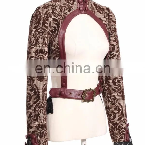 Steampunk Style Bolero With Removable Belt photo-3