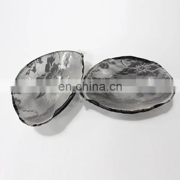 ES6603B China Wholesale High Quality Lady's Sexy Black Lace Silicone Bra photo-3