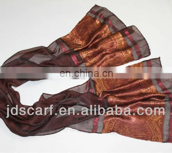 Single-layer Color Silk Nylon Filament Scarves