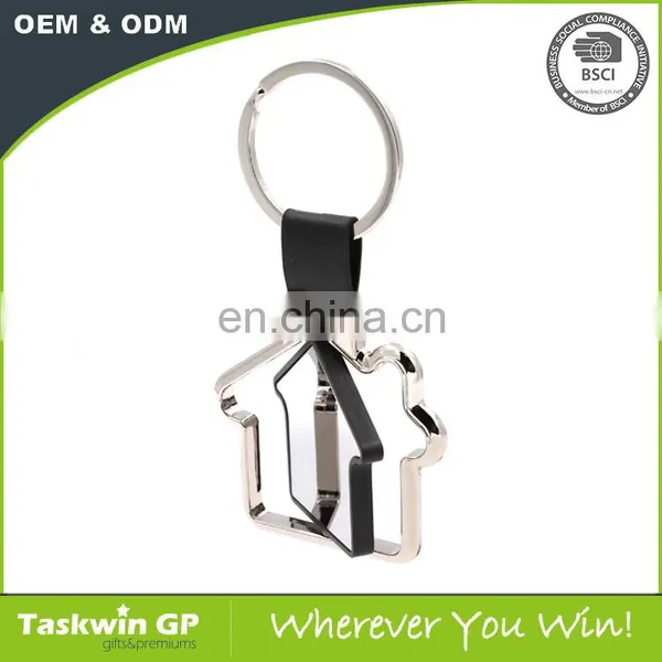 Special Shape Cheap Custom Souvenir Embossing Metal Keychain photo-3