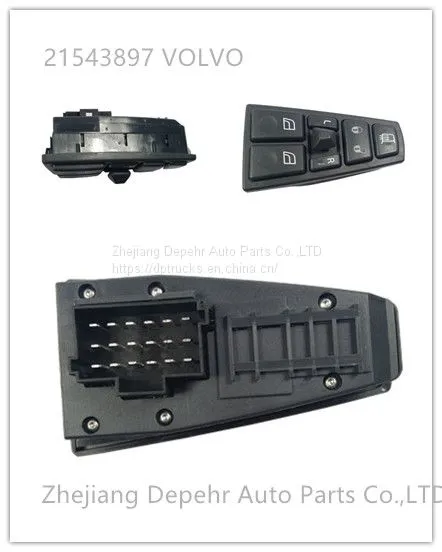 Zhejiang Depehr Heavy Duty European Tractor Window Lifter Switch Volvo Truck Power Window Switch 21543897 20568857 photo-2