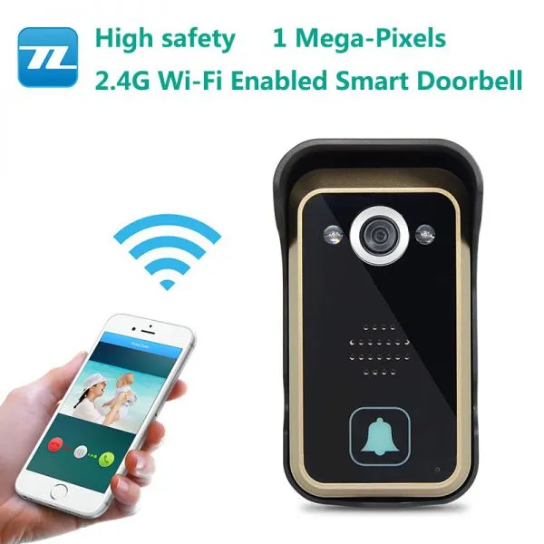HD720p Video wifi doorbell with door release ip doorbell phone wireless intercom walmart TL-WF01
