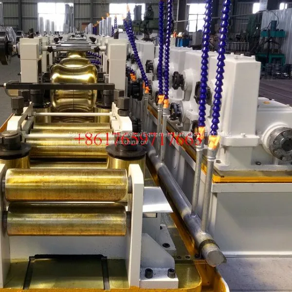 ERW High Frequency Straight Seam Mild Steel Square and Round Pipe Making Machine photo-4