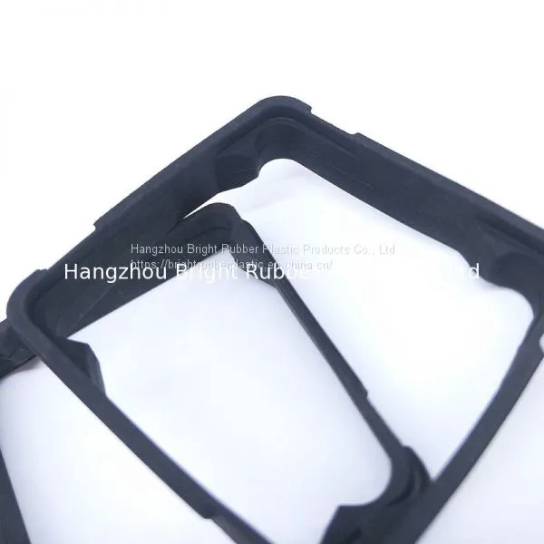 China OEM High Quality Black 60 Shore A EPDM Rubber Seal Part for Fan Mount photo-4