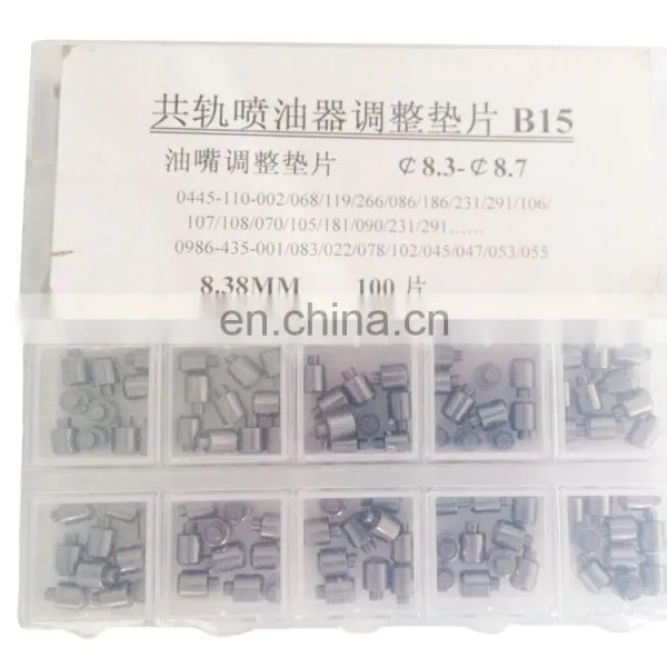 Common Rail Parts Injector Adjusting Shims B15 Injector 0445110002 Adjusting Gasket photo-2