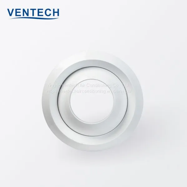 HVAC duct round air grille aluminium ball spout  jet air diffuser
