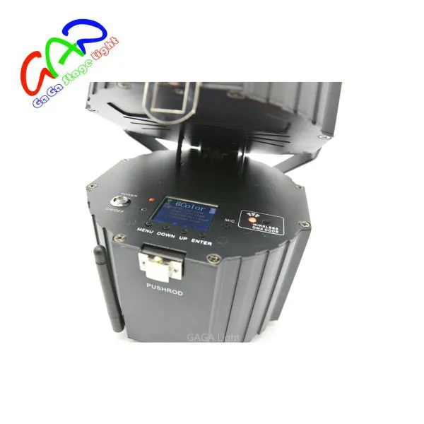 Hot Selling Ip65 Wireless Dmx Can With Low Price Brand New Battery Powered 6in1 Rgbwauv 6*18w Led Flat Par photo-4