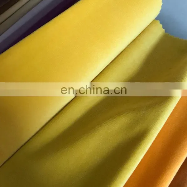 90 Colors in Stock Wholesale Colorful Plain Velvet Fabric for Sofa Home Textile photo-6