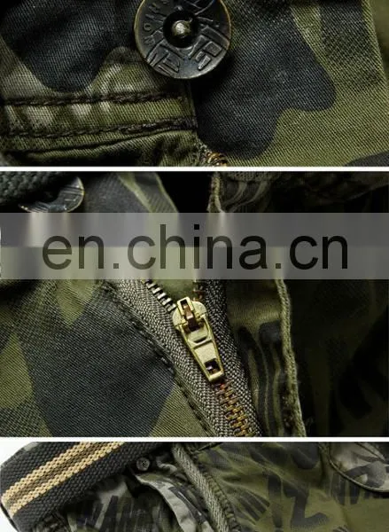 Hot Short Streetwear Cargo Factory Direct Clothing Baggy Military Workwear Pants photo-6