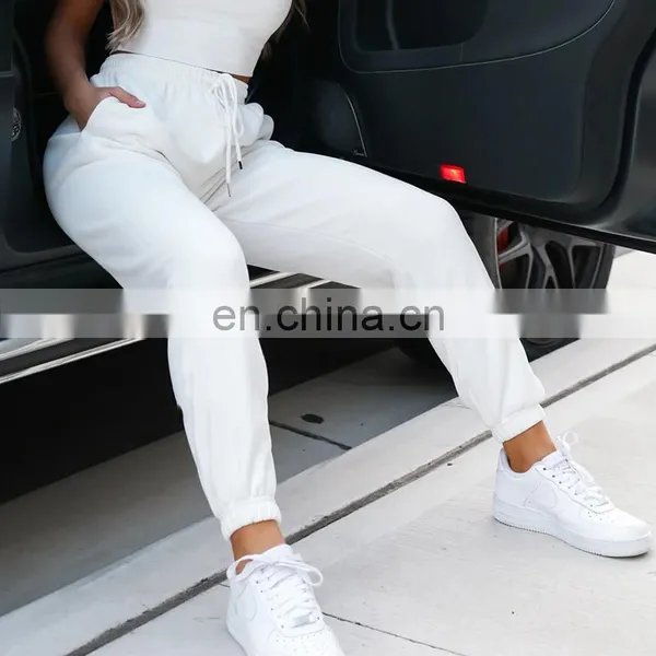 2020 New Arrivals Women Autumn Fashion Casual Pants Ladies Sexy Tie Feet Long Trousers Women Trousers photo-4