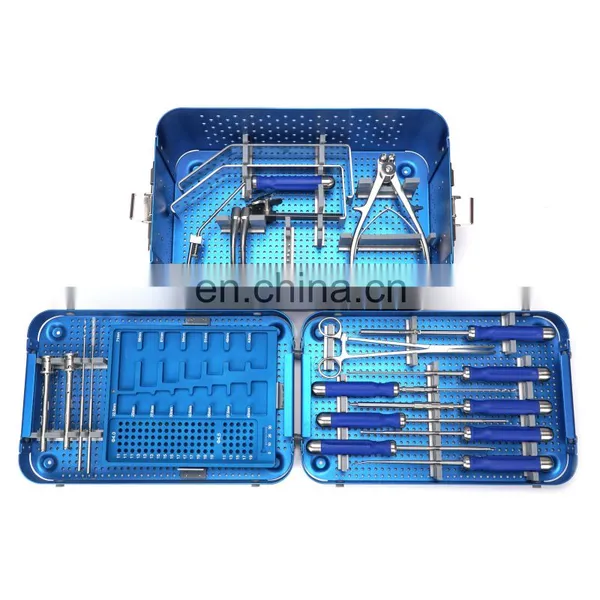 China Manufacture Spine Surgery Anterior Cervical Plate System Spinal Instrument Set Orthopedic Surgical Instruments photo-2