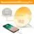 Sunrise Alarm Clock Wake Up Light, Smart WIFI Sunset Simulation Digital LED Clock Support APP Control photo-5