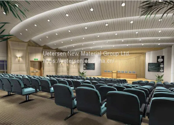 Hot Selling Hight Quality Sound Absorbing Material Fabric Sound-absorbing Glass Wool Board photo-4