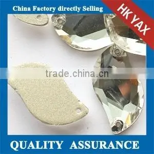 1210L Shiny Tear Shaped 7*12mm Crystal Sew on Stones,sew on Crystal Stones,sew on Stones Crystal for Garments photo-3