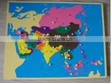 Asia map panel