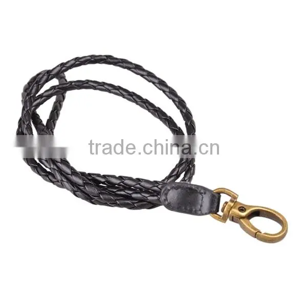 Long Key Chain Rope Customized Braided Leather Key Chain,leather Key Holders for Wholesale photo-4