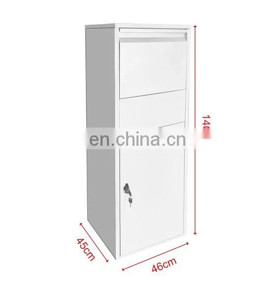 Custom Outdoor Extra Large Post Box Parcel Drop Box Metal Storage Parcel Drop Box For Mail And Parcel photo-2