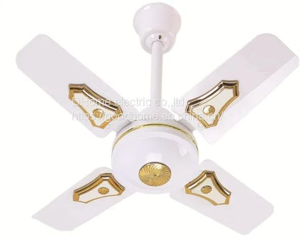 Foreign Trade 24 Inch Ceiling Fan Household Decoration Short Leaf Ceiling Fan Metal Ceiling Fan Living Room Four-leaf Ceiling Fan（Wechat:13510231336） photo-2