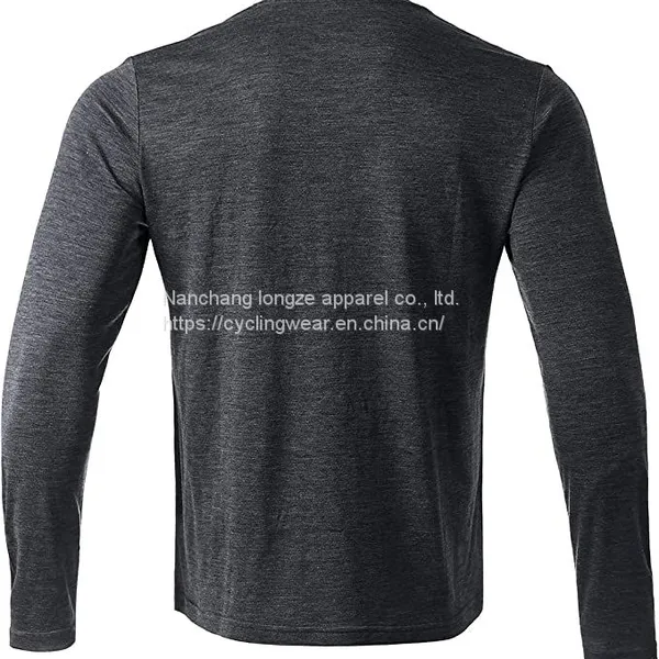 Men's Merino Viscose Long Sleeve Baselayer Merino Thermal Underwear photo-2