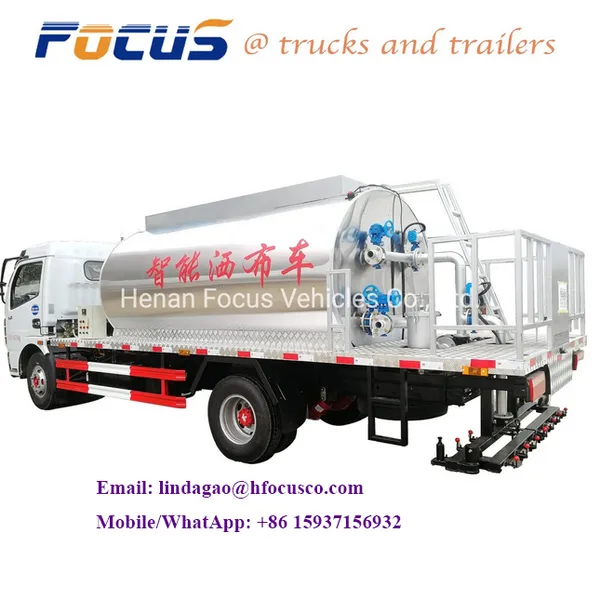 Dongfeng Road Paving Machinery Bitumen Truck Road Maintenance Sprayer Asphalt Spraying Bitumen Distributor Truck