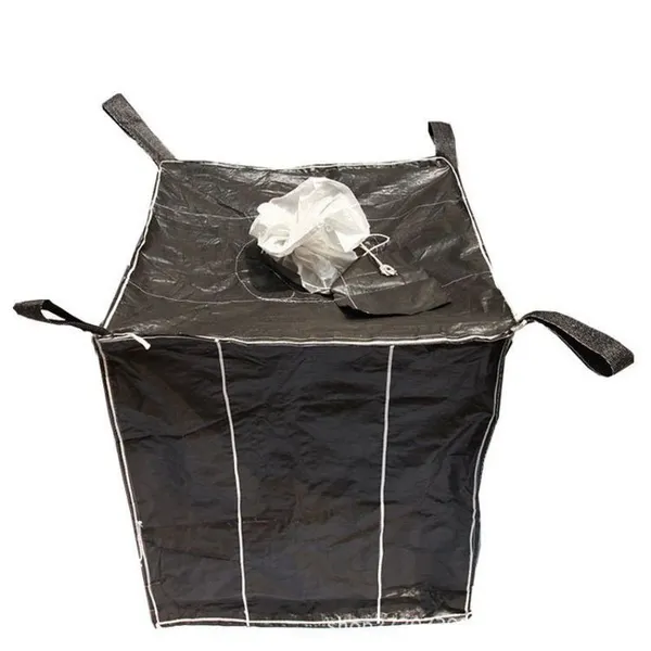 FIBC Q Bag 1ton Baffle Jumbo Bag 1.2tonne Sling Tote Bulk Bag 1.5ton Super Sack Laminated PP Woven Big Bag photo-4