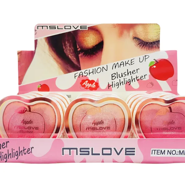 Customized Blusher Palette With High Lighter Face Powder Oem Highlighting Blusher Bronzer Makeup Palette photo-5