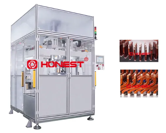 Non-Cutting Hairpin Stator Twisting Machine
