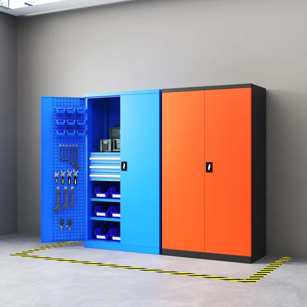 Strong Heavy Duty Cabinet KD Structure Metal Garage Cabinet photo-5
