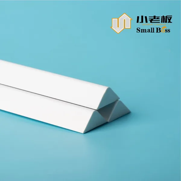 Wholesale Manufacture PVC Foam Triangle Formwork PVC Fillet Edge Profile Plastic Chamfer for Concrete photo-2