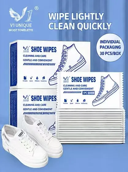 Custom Disposable Portable Sneaker & Sports Shoe Cleaning Wet Wipes – Individually Packed Shoe Cleaning Wipes photo-5