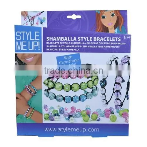 Make Your Own Shamballa Bracelet for Girls Handmade Jewelry