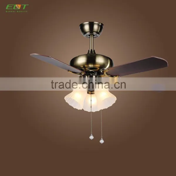 Home Decorative Classical Design Ceiling Light Fan With Pulling Switch photo-4