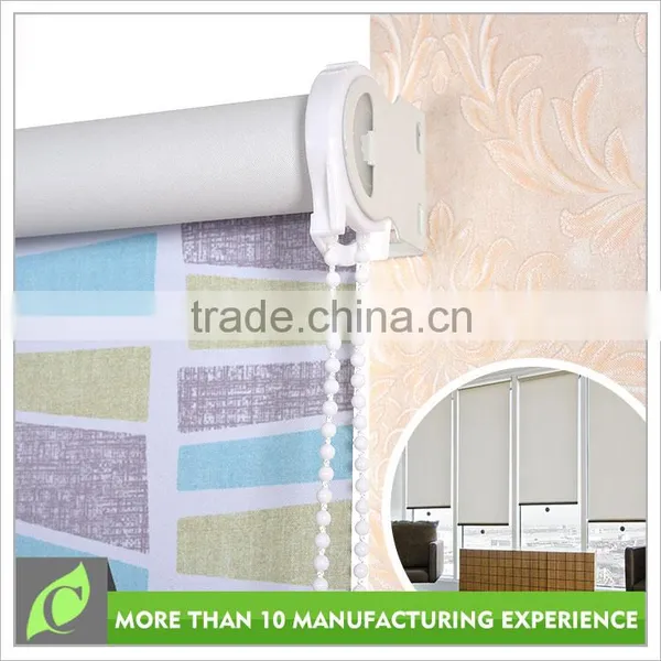 Home Decoration Natural Look Blackout Colorful Printed Curtain Blinds photo-3