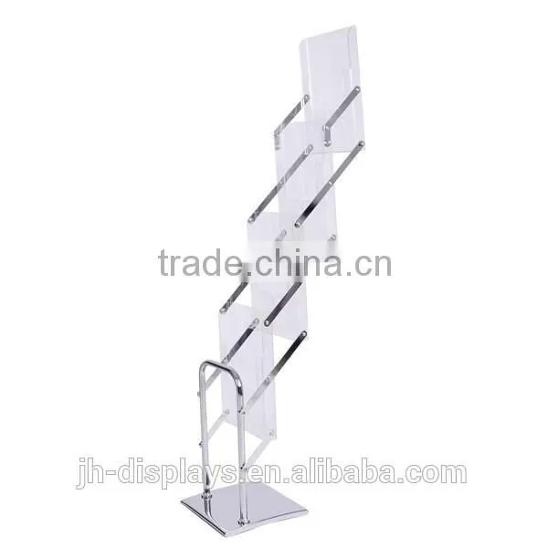Metal Literature Rack Display Holder Stand ,Brochure Holder