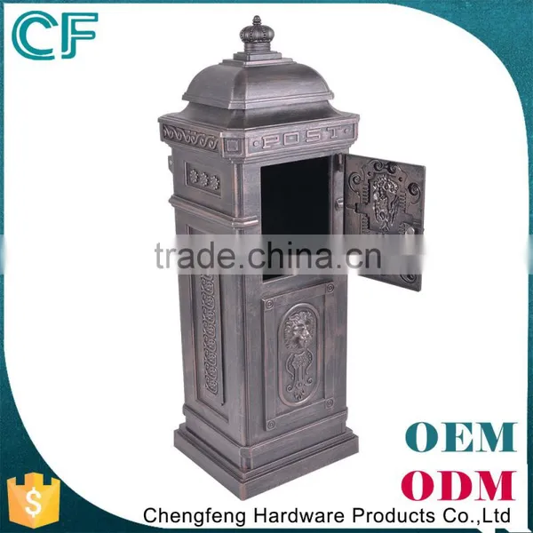 Aluminum Mailbox With Lion Statue Letterbox photo-6