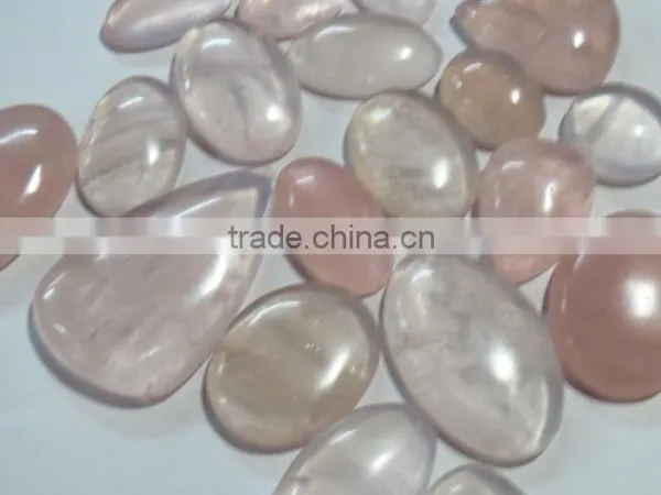 BRAZILIAN Rose Quartz Gemstone Flatback Loose Semi Precious Stone Cabochons photo-4