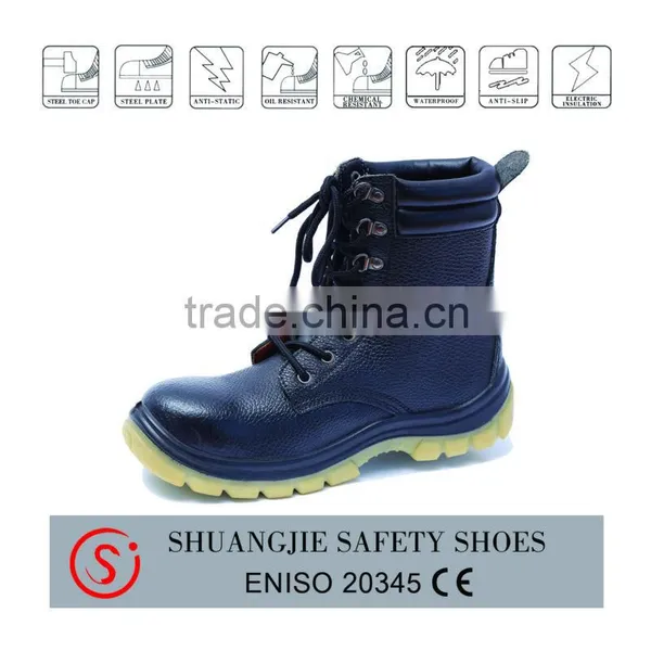 CE Sertificate Approved Genuine Lether Firefighter Boots photo-2