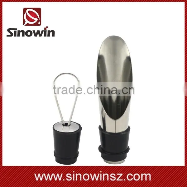 Stainless Steel Wine Pourer With Stopper photo-4