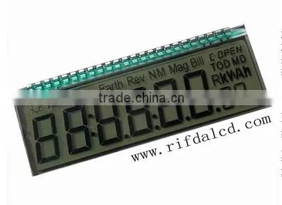 Transmissive single side lcd display with pin