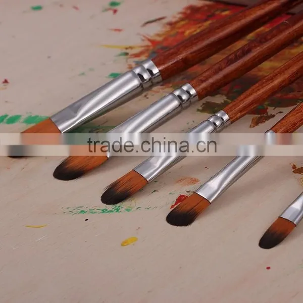 5pcs 2015 The Newest Design Qualitied Nylon Artist Painting Brushes photo-4