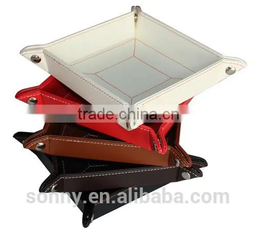 Leather Valet Coin Tray photo-6