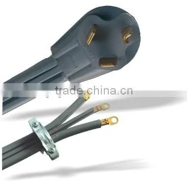 Dryer Cord NEMA 10-30P Plug With SRDT Flat Cord UL CUL Approval.
