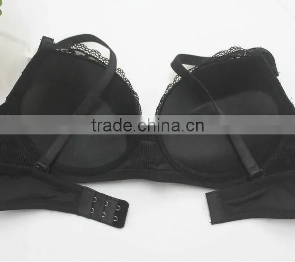Quarter Cup Lace Design Push Up Ladies Stylish Bra photo-2