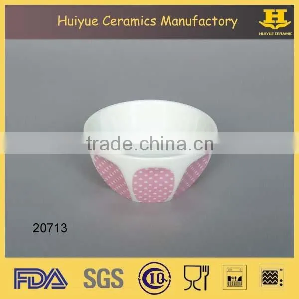 Ceramic Ramekin Bowl, Ramekin With Printing, Souffle Mould photo-4