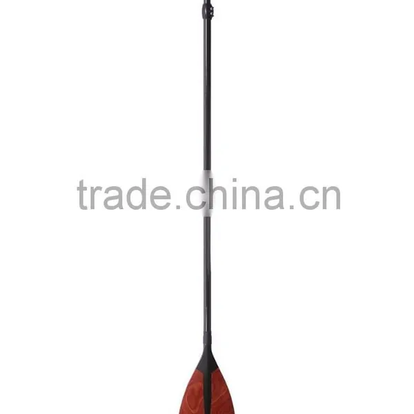 Carbon Fiber SUP Adjustable Length Wood Blade Paddle photo-6